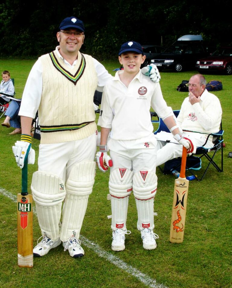 Dan and James Allen - Cricket